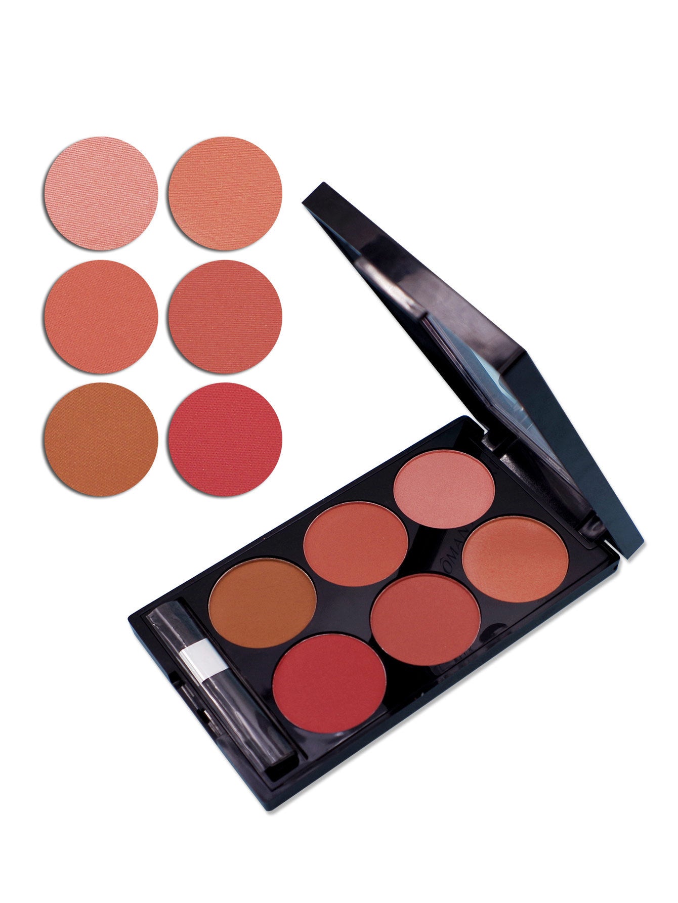 Six-Color Blush Palette – Multi-Color Makeup Set