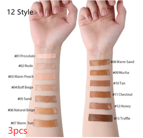 Oil-Control Liquid Foundation & Concealer – Long-Lasting Coverage