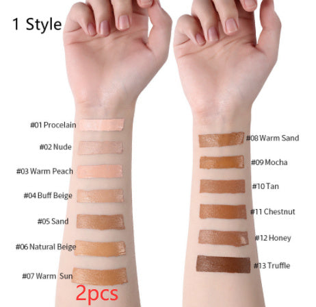 Oil-Control Liquid Foundation & Concealer – Long-Lasting Coverage