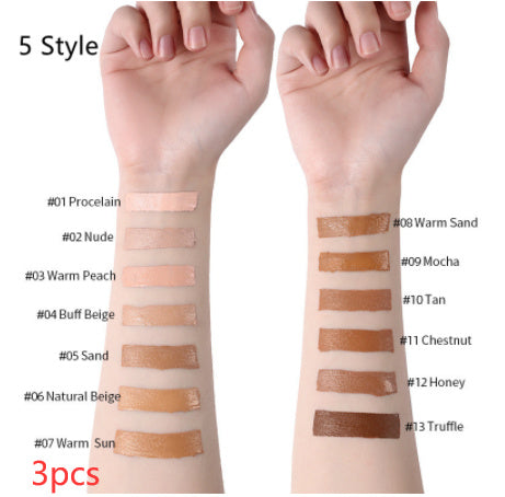 Oil-Control Liquid Foundation & Concealer – Long-Lasting Coverage