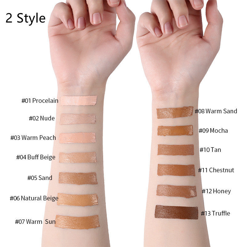 Oil-Control Liquid Foundation & Concealer – Long-Lasting Coverage