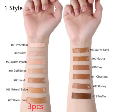 Oil-Control Liquid Foundation & Concealer – Long-Lasting Coverage